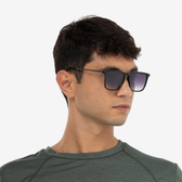 Imagem da oferta Óculos de Sol Oxer com Proteção Solar Quadrado Haste Metal Adulto