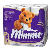 Imagem da oferta Papel Higiênico Mimmo Folha Dupla com 12 Rolos 30 Metros Cada - Oferta Especial