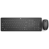 Imagem da oferta Combo de Teclado e Mouse Ergonômico Sem Fio HP 230 - com Dongle USB Wireless Digitação Silenciosa Design Elegante