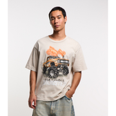 Imagem da oferta Camiseta Boxy em Algodão e Estampa Monster Truck