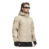 Imagem da oferta Jaqueta Tática Casaco Masculina Impermeável Pele De Tubarão