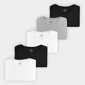 Imagem da oferta Kit Camiseta Hering C/ 5 Peças Feminina
