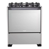 Imagem da oferta Fogão 5 Bocas Dako Magister Style Preto com Frente em Vidro Espelhado e Mesa de Vidro