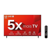 Imagem da oferta Smart TV 4K 65" LG UHD 65UT9050 Processador 5 Ger7 AI Design Super Slim AlexaChromecast integrado webOS 24 Controle S