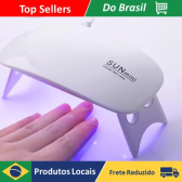 Imagem da oferta Cabine Forninho Sun Mini Estufa 6w Led Uv Portátil Manicure