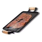 Imagem da oferta Chapa Picanheira De Ferro Fundido 2 Alças 39x24 Cm