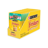 Imagem da oferta Pack Nestlé Purina Friskies Ração Úmida Para Gatos Adultos Atum Ao Molho 85g - 15 Sachês
