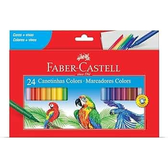 Imagem da oferta Hidrográfica com 24 Cores Estojo Cartão Faber-Castell 15.0124CZF Multicor