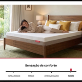 Imagem da oferta Colchao Casal Ortopédico 138x188cm À vacuo BF Colchoes