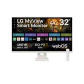 Imagem da oferta Monitor LG MyView Smart 32" UHD 4K WebOS ThinQ Home Air Play Screen Share Bluetooth - 32SR73U-W