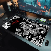 Imagem da oferta Dragão japonês grande mousepad para jogos xxl teclado gamer mouse pad na mesa velocidad
