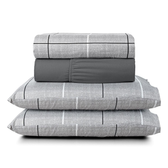 Imagem da oferta Jogo de Lençol Casal Padrão Dallas 200 Fios Micropercal toque de Algodão 4 Peças - 100% Poliéster