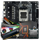 Imagem da oferta Kit Upgrade AMD Ryzen 5 8500G Placa Mãe Chipset A620 DDR5 Memória DDR5 8GB