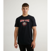 Imagem da oferta Camiseta Manga Curta em Algodão com Estampa New York Tam PP