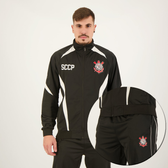 Imagem da oferta Agasalho Corinthians Trilobal SCCP Preto e Branco