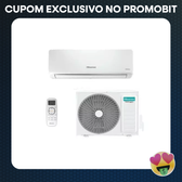 Imagem da oferta Ar Condicionado Split Inverter Hisense R-32 Hi-wall 9000 Btus Quente e Frio Wi-fi 220v
