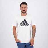 Imagem da oferta Camiseta Adidas Basic BOS Branca e Preta