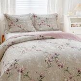 Imagem da oferta Kit Colcha Casal Bouti Cobre Leito Estampado 3 Pçs Arabesco