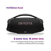 Imagem da oferta Caixa de Som Boombox AIWA Bluetooth 200W - AWS-BBS-01