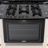 Imagem da oferta Fogão de Embutir Dako 5 Bocas Glass com Mesa de Vidro e Tripla Chama Preto Bivolt