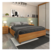 Imagem da oferta Cama Casal Mônaco Tcil Móveis Cinamomo