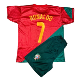 Imagem da oferta Uniforme Infantil Cristiano Ronaldo Camiseta E Shorts Times