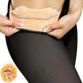 Imagem da oferta Meia Calça De Lã Térmica Translúcida Forrada Pelinho Pelúcia
