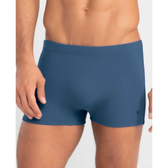 Imagem da oferta Sunga Boxer Lisa Textura Plus Size Azul Jeans