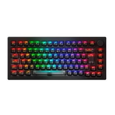 Imagem da oferta Teclado Mecânico Gamer Akko 5075 Clean Black Switch V3 PRO Cream Black N-Key ABNT2