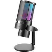 Imagem da oferta Microfone FIFINE A8PLUS USB condensador RGB Preto