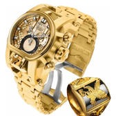 Imagem da oferta Relógio Invicta Zeus Magnum Banhado A Ouro + Anel 18k
