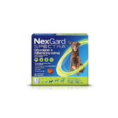 Imagem da oferta NexGard Spectra Antipulgas e Carrapatos e Vermífugo para Cães de 76 a 15kg - 1 tablete