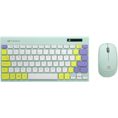Imagem da oferta Combo s/fio C3Tech Teclado e Mouse K-W71GN TKL ambidestro Layout Português Brasileiro Multimídia Anti-Respingo Teclas