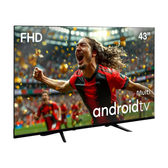 Imagem da oferta Smart TV DLED 43 Full HD Multi Essencial Android 11 3HDMI 2USB