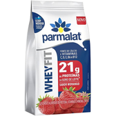 Imagem da oferta Parmalat Whey Protein Em Pó Morango Whey Fit 450G