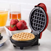 Imagem da oferta Mini Máquina de Waffles Elétrica Casa Cozinha Fazer Waffle Cor Aleatoria