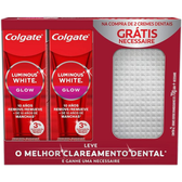 Imagem da oferta Creme Dental para Clareamento Colgate Luminous White Glow 70g 2 unid + Necessaire
