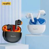 Imagem da oferta Realfit F2 Bluetooth Fone de ouvido Excelente qualidade HIFI TWS Fones de ouvido sem fio atacado para realme xiaomi