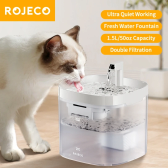 Imagem da oferta Rojeeco Dispenser automático inteligente fonte de água para animais de estimação