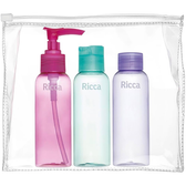 Imagem da oferta Ricca Conjunto Com 3 Frascos de Viagem