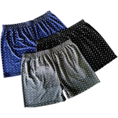 Imagem da oferta Kit 3 Samba Canção De Liganete Cueca Short Malha Fria Pijama