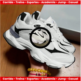 Imagem da oferta Tênis Unissex Plataforma Corrida Academia Treino Crossfit Caminhada Casual Leve Macio Estiloso
