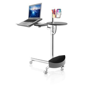 Imagem da oferta Mesa Móvel para Notebook Octoo Laptable Cromada e Preto - 2284
