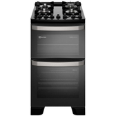 Imagem da oferta Fogão 4 Bocas Electrolux Preto Mesa de Vidro com Timer PerfectCook e Multi Chama FE4DP
