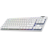 Imagem da oferta Teclado Gamer Sem Fio Logitech G PRO X com design TKL Layout US RGB LIGHTSYNC Tecnologia LIGHTSPEED e Switch Exclusivo G