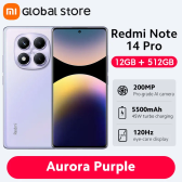 Imagem da oferta Smartphone Xiaomi Redmi Note 14 Pro 512GB 12GB Câmera 200mp 5500mah - Purple