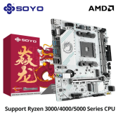 Imagem da oferta Soyo estreia mundial amd b550m placa-mãe para jogos usb3.2 pcie3.0 m.2 nvme duplo canal ddr4 am4 soquete suporta ryzen