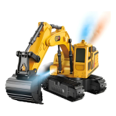 Imagem da oferta Mini Trator De Controle Remoto Com Luzes E Fumaça Maxi Toys