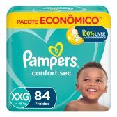 Imagem da oferta Fraldas Pampers Confort Sec XXG 84 unidades