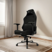 Imagem da oferta Cadeira Gamer Pichau Nova Signature Obsidian Preta Cor Preto Material do estofamento Tecido